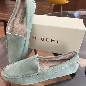 M. Gemi - The Felize Shearling - Loafer (in Sage)